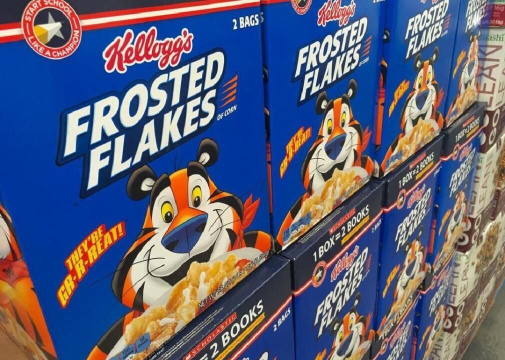 Frosted Flakes, Honey Bunches of Oats, and Rice Krispies